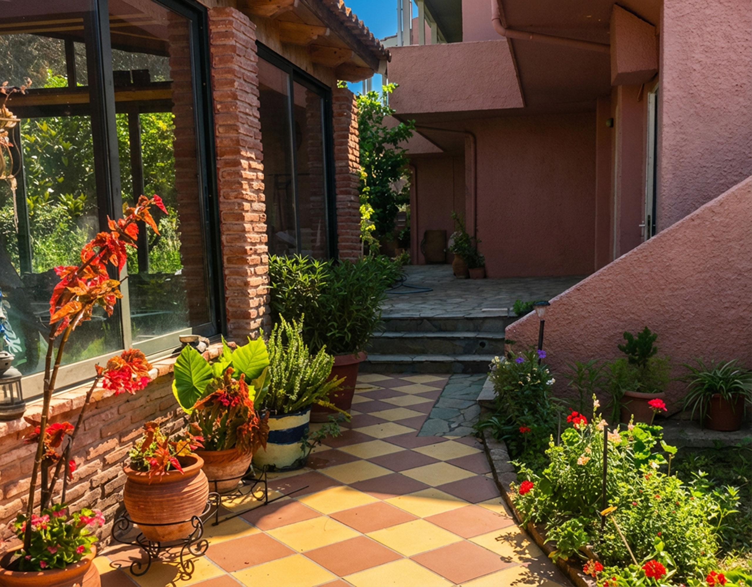 Swimming pool with mountain views at hotel property in Limi, Evia