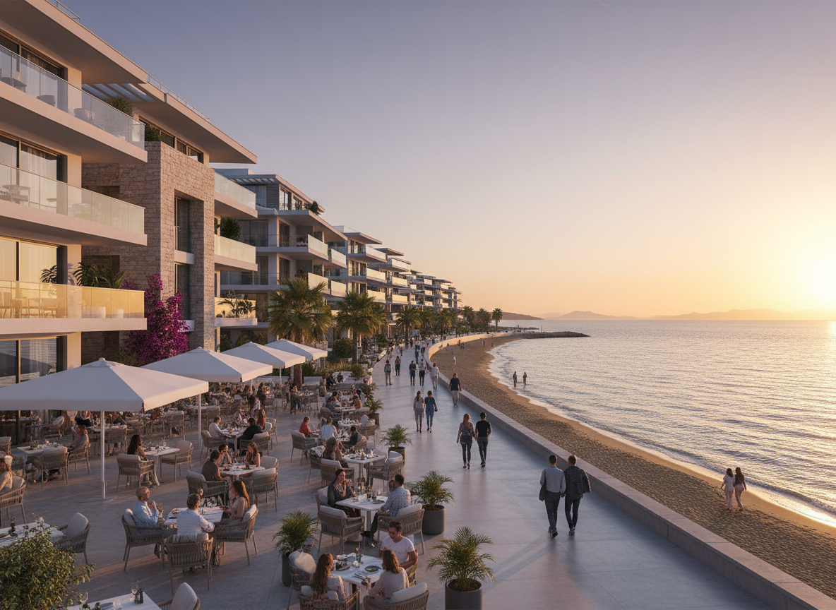 Athenian Riviera coastal lifestyle in Athens South Suburbs with sea views and modern residential architecture