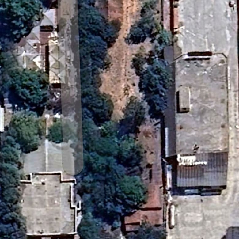 Satellite map view with location pin indicating the property site, Pallini, Athens, Greece